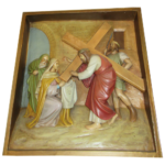 Stacja 6 Święta Weronika ociera twarz Panu Jezusowi