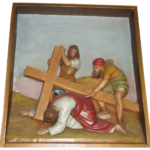 Stacja 9 Pan Jezus upada pod krzyżem po raz trzeci